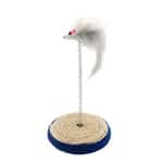 【Fussie Cat 礦物貓砂 Exchange item】劍麻貓抓板 玩具嚴選 圓形彈簧老鼠