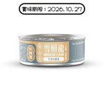 毛爪村 ⽑爪村 雪鱘龍機能紓壓 主食貓罐頭 肉泥系列 ⼲⾙+褐藻 80g (910221) (賞味期限 2026.10.27)