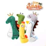 【Fussie Cat 礦物貓砂 Exchange item】HelloDOG 玩具嚴選 貓薄荷解壓玩具 恐龍小雞企鵝 1件 (隨機款)