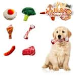 【WELLNESS Core WELLNESS Exchange item】HelloDOG 玩具嚴選 狗狗嗶嗶發聲玩具 仿真食物 1件 (隨機款)