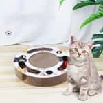 【Fussie Cat 礦物貓砂 Exchange item】HelloDOG 玩具嚴選 磨爪器逗貓玩具 掏球型瓦楞紙貓抓板