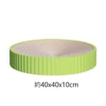 【Pets One 紙貓砂 換購品】瓦楞紙貓抓板 玩具嚴選 時空羅盤貓窩 綠色 L碼