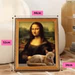 【Fussie Cat 礦物貓砂 Exchange item】貓抓板之名畫系列 貓玩具 蒙娜麗莎 1個