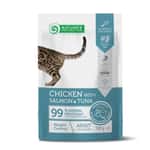 Nature Protection Nature s Protection 貓濕糧 成貓主食袋裝濕糧 體重控制配方 雞+三文魚+吞拿魚 100g (KIP57100G)