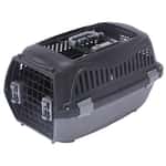 Petio 寵物雙門手提籠 黑色 M (91603332) 貓犬用日常用品 貓籠 狗籠 飛機籠 寵物用品速遞