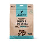 Vital Essentials VITAL ESSENTIALS 貓糧 凍乾脫水生肉糧 超迷你凍乾肉粒 三文魚+吞拿魚 SALMON & TUNA ENTREE 12oz (690213)
