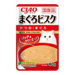 CIAO CIAO 貓濕糧 濃湯軟包 鰹魚+吞拿魚 40g (IC-356)