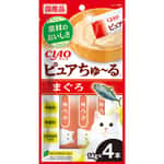 CIAO CIAO 肉泥 貓零食 Pure 超奴醬 吞拿魚 14g×4入 (SC-531)