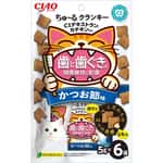 CIAO CIAO 貓零食 超奴潔齒夾心酥餅 鰹魚節味 5g×6入 (TSC-209)