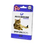 Max Biocide 貓用苦楝油驅蚤滴劑 5pcs (NBP244622B) 貓咪清潔美容用品 皮膚毛髮護理 寵物用品速遞