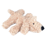 Billipets Billipets 狗玩具 超軟發聲毛毛狗 米色 (NS-6831-Beige)