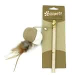 逗貓棒 Billipets 逗貓棒 天然木製貓棒 貓波 40cm (NS-12211)