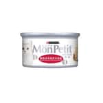 MonPetit MonPetit 貓罐頭 銀罐系列 鰹魚吞拿魚伴木魚乾 80g (紅)