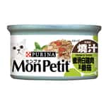 MonPetit MonPetit 貓罐頭 至尊系列 嫩滑白雞肉及番茄 85g (野菜系列) (青粉紅) (NE12341190)