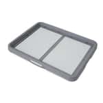 寵物床墊 狗床墊 Petio 加寬廁所板 灰色 (犬用) (91601833)