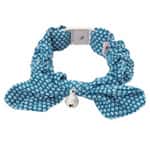 貓頸帶 Petio 田園風蝴蝶結頸帶 鹿紋 藍色 (貓用) (91601886)