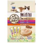 Unicharm Unicharm 貓零食 日本三星銀匙肉泥餐包 綜合營養 金槍魚+鰹魚+雞肉 108g (6g*18個入) (粉紫橙) (新舊包裝隨機發貨)