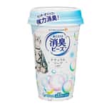 貓砂盆用消臭用品 Unicharm 日本貓砂盆消臭珠 藍色肥皂味 450ml