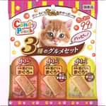 日清 日本Petline 貓零食 貓糖果3款 雞肉 • 吞拿魚 / 雞肉 • 吞拿魚 + 蟹柳棒 / 雞肉 • 鰹魚 + 蟹柳棒 3gx33 (PL-CCP30)