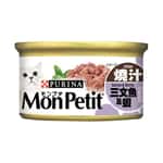 MonPetit MonPetit 貓罐頭 至尊系列 精選燒汁三文魚及蝦 85g (燒汁系列) (粉紫) (12551414)