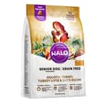 HALO HALO 狗糧 老年犬無穀糧 火雞肉+火雞肝+鴨肉配方 4lb