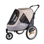 寵物車 IBIYAYA 寵物車 二代兩用寵物推拖車 2.0進化版 奶茶 (IBI-FS2080-BR)