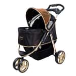 寵物車 IBIYAYA 寵物車 尊爵號鋁合金寵物推車 奢華金 (IBI-FS1616G)