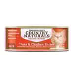 Country Naturals Country Naturals 貓罐頭 無添加無穀物肉泥系列 吞拿魚走地雞配方 2.8oz 80g (CNCE044)