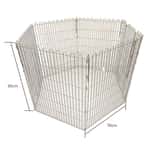 貓籠 狗籠 飛機籠 Solidpet蘇力 寵物籠 貓籠狗籠 不鏽鋼枝圍欄 6片 大號 (STC-304-361)