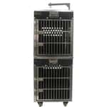 貓籠 狗籠 飛機籠 Solidpet蘇力 寵物籠 貓籠狗籠 ABS板固定飛機籠組合 有輪款 三號 (STAC-107-BK)