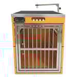 貓籠 狗籠 飛機籠 Solidpet蘇力 寵物籠 貓籠狗籠 鋁折疊飛機籠 無輪款 一號 橙色 (ALAC-210-OR)