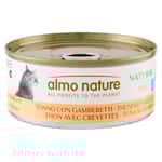 Almo Nature Almo Nature HFC 貓罐頭 天然系列 吞拿魚+鮮蝦 150g (5128)