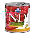 Farmina Farmina N&D 狗罐頭 藜麥功能性狗主食罐 皮膚護理配方 鵪鶉椰子 300g (NDDWQD6)