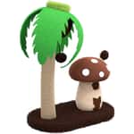 貓抓板 貓爬架 劍麻貓抓柱貓爬架 玩具嚴選 彩色/椰樹蘑菇屋 (款式/顏色隨機發貨)