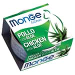 Monge Monge 貓罐頭 清新鮮果系列 幼貓配方 雞肉蘆薈 80g (MO3352)