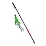 逗貓棒 Billipets 逗貓棒 條紋長帶款 綠色 50cm (NS-7588A)