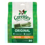 Greenies Greenies 狗零食 Original Petite 潔齒骨 迷你犬用 20支 12oz 10272502