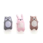 其他 HelloDOG 玩具嚴選 絨毛貓薄荷玩具 小兔小熊浣熊 1個 (隨機款)