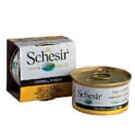 Natural Code Schesir 啫喱貓罐頭 吞拿魚及蟹肉飯 85g