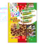 Q-PET 日本Q-Pet 狗小食 WanPaku 雞肉+芝士/牛肉+奶/椰菜+菠菜粒 300g (KQ784)