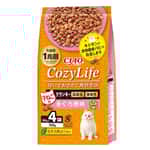 CIAO CIAO 爽快生活乳酸菌+甲殼素貓糧 幼貓用 吞拿魚乾味 190g×4 (P-336)