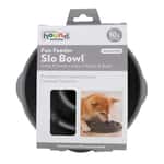 飲食用具 outward hound 好玩慢食碗 灰 中 (LP69891)