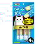 CIAO CIAO 貓零食 啫喱果凍棒 鰹魚味 15g×4本 (TSC-122)