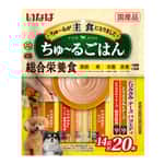 CIAO CIAO 狗肉泥 主食肉醬系列 雞肉及野菜及芝士味 14g×20本 (DS-259)