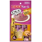 CIAO CIAO 狗肉泥 腸道健康配方 紫薯肉醬 14g×4本 (DS-307)