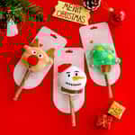 【Fussie Cat 礦物貓砂 換購品】HelloDOG 貓玩具 聖誕可愛造型磨牙逗貓玩具 隨機款