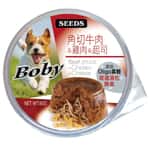 SEEDS SEEDS 狗餐盒 ⾓切⽜⾁+雞⾁+芝⼠ 80g (boby05)