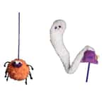 逗貓棒 PETSVILLE 怪誕夜⾏逗貓棒 南瓜蛛/幽飄飄 (款式隨機)