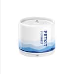 PetKit Eversweet Wireless智能寵物飲水機，白色圓柱設計，帶藍色山脈圖案和水流頂部，附PetKit品牌標誌