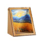 貓抓板 貓爬架 貓抓板之名畫系列 貓玩具 落日麥田 1個